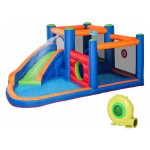 Waterspeelpark - Zaza Home - Springkussen met Waterglijbaan