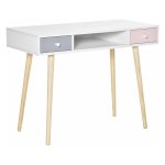 Kinderbureau - Zaza Home - Kleurrijke lade - Grenenhout - Blauw