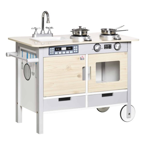 Kinderkeuken - Zaza Home - Houten - Grijs