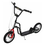 Kinderstep - Stadsscooter voor Kinderen - Verstelbaar Stuur - Zwart