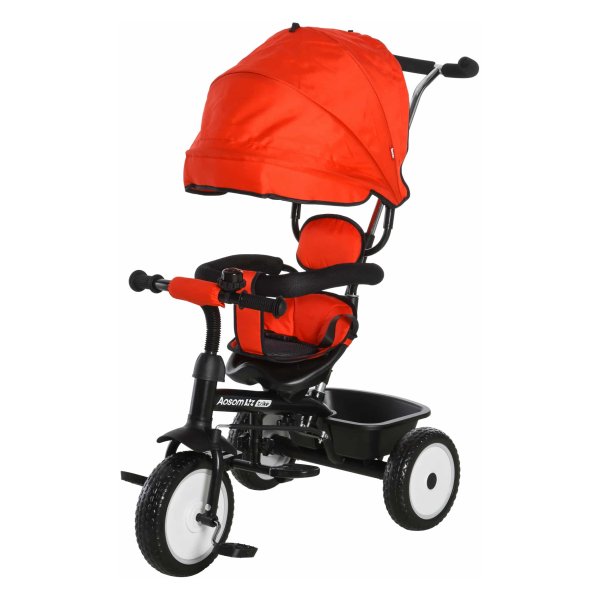 Kinderfiets - Smartbike - 2-in-1 - Zonnedak - Rood