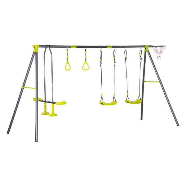 Schommelset - KidsFun - Klimringen en wip - Blauw