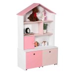 Boekenkast - Zaza Home - Decoratief Rek - Meisjes - Roze