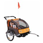 Fietskar - Speedy - Opvouwbaar - Comfortabel - Oranje