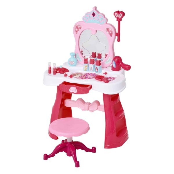 Kinderkaptafel - Zaza Home - Muziek & Licht - Roze & Wit