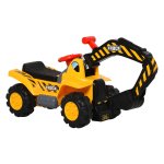 Duwwagen - Zaza Home - 4-in-1 - Graafmachine - Geel