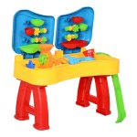 Zandtafel – Kinderen Zandspeelgoed - Met 31 Accessoires – Voor Strandplezier - Blauw