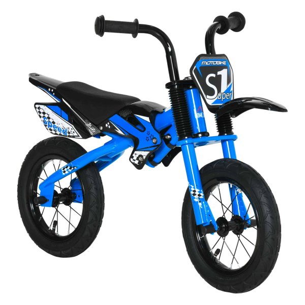 Kinderfiets - Zaza Home - Leerzitting - Luchtgevulde banden - Blauw