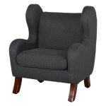 Kinderstoel - - Mini-stoel - Linnen - Grijs