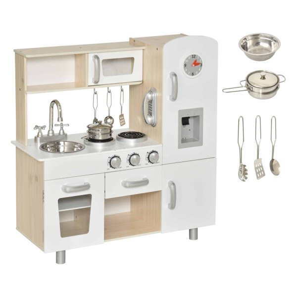 Speelkeuken - Zaza Home - Grenenhouten design - Wit