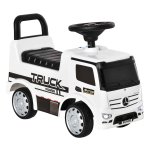 Kinderloopauto - Mercedes Antos - Vrachtwagen - Wit/Zwart