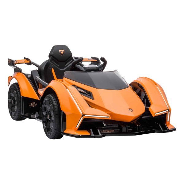 Elektrische - Kinderauto - Officieel gelicentieerde GT elektrische auto met afstandsbediening - Geschikt voor 3-6 jaar - Oranje