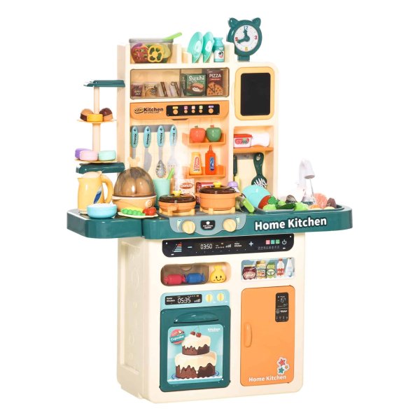 Speelkeuken - Zaza Home - Muziekfuncties – Accessoires - Beige & Groen