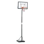 Basketbalstandaard - Verstelbaar - Mobiel - Zwart