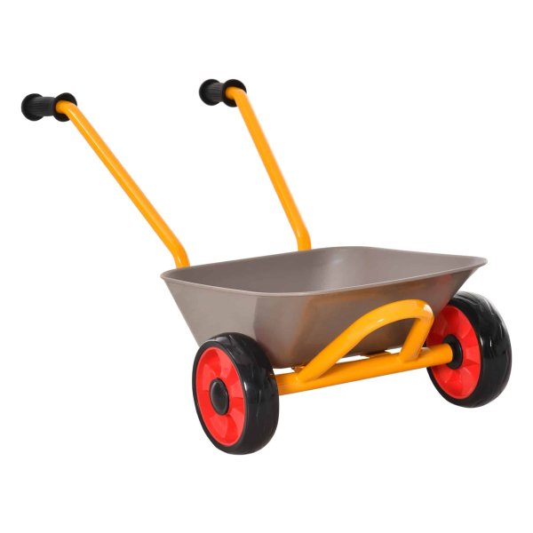 Kindertuinset -- Metalen kruiwagen - Opbergruimte - Diverse kleuren