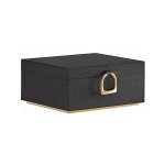 Sieradendoos, 2 laags sieradendoosje, sieradenorganizer met handvat, afneembaar sieradenrek, zwevend effect, cadeau idee, zwart