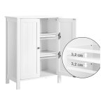 Aquavive Hoge Badkamerkast Cec/Sav 35cm - Donker Eiken Houtlook - Met 2 Deuren - 35x160x35cm