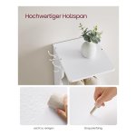 bimiti Schoenenrek met 7 niveaus, draaibare kast, multifunctioneel schoenenrek, smal, verticaal, organizer, ruimtebesparend, staand rek, opbergrek, hoekrek, vrijstaand, wit