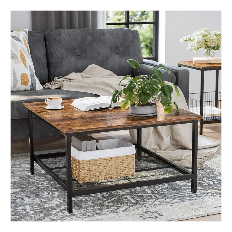 Vierkante salontafel in gehard glas, sybil verouderd messing Am.Pm | La Redoute Vierkante salontafel in gehard glas, sybil verouderd messing Am.Pm | La Redoute