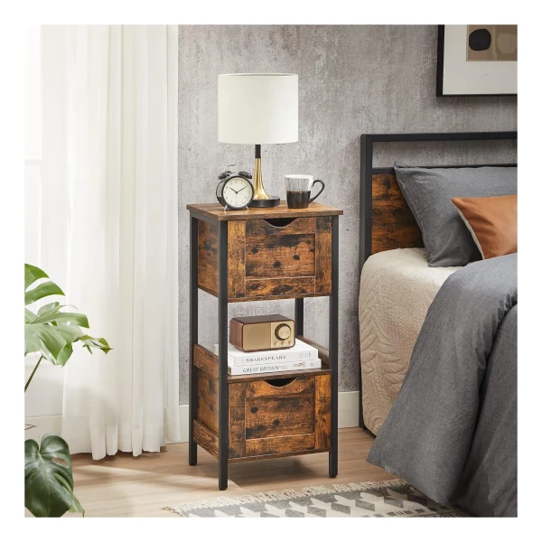 Westwing Mesita de noche de madera de mango Luca Venta caliente Hogar y jardín r