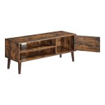 TV standaard, tv meubel, TV kast, voor tv's tot 55 inch, tv console, vintage bruin