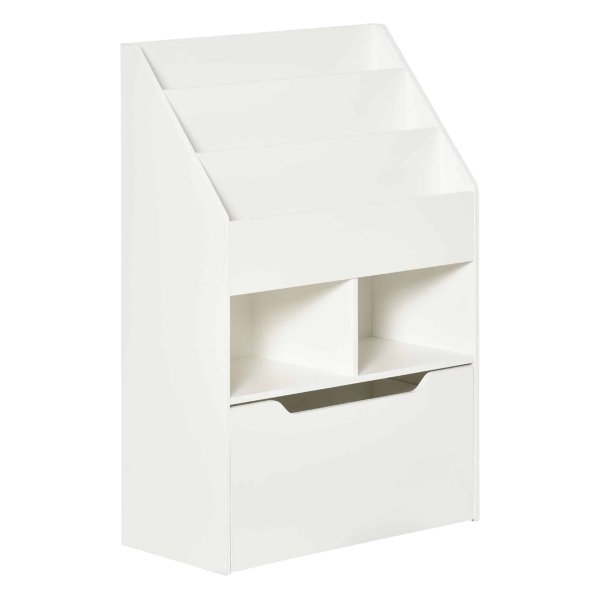 Kinderboekenplank - ZAZA Home - Met lade - Decoratief - Wit