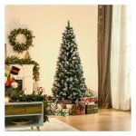 Kunstkerstboom - Zaza Home - Eenvoudig op te zetten - PVC & metaal - groen