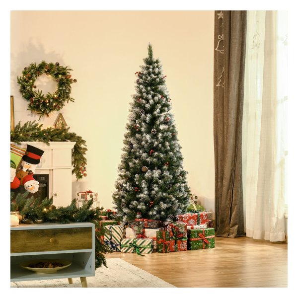 Kunstkerstboom - Zaza Home - Eenvoudig op te zetten - PVC & metaal - groen
