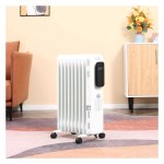Elektrische Radiator - Verplaatsbaar - 2180W - Wit