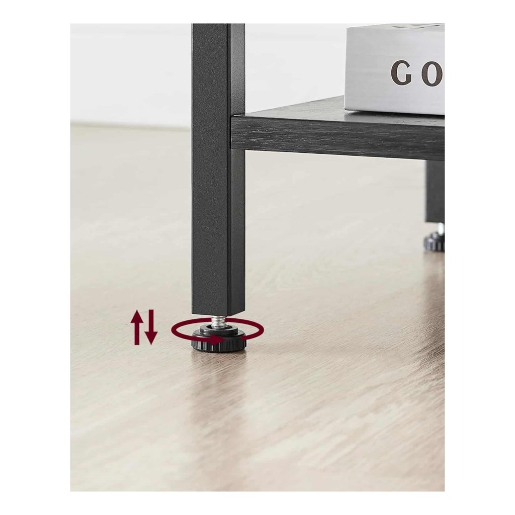 VASAGLE Nachtkastje, bijzettafel met stoffen lade, 61 cm hoog nachtkastje, met plank, voor woonkamer, slaapkamer, wit LGS221W14