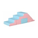 Bouwblokkenset - ZAZA Home - Glijbaan - Herconfigureerbaar - Roze en blauw