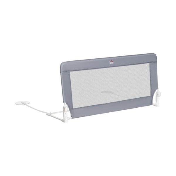 Kindermatrasbeschermer - ZAZA Home - Opvouwbaar stalen frame – Wasbare bekleding - Grijs