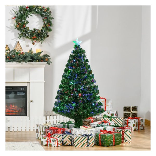 Kerstboom - Zaza Home - Kunstkerstboom - LED-verlichting - Groen