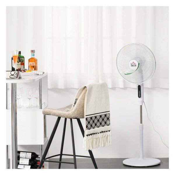 Ventilator -- Timer - Afstandsbediening - Zilver