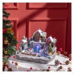 Kerstlandschap - Verlicht - Beweegbaar - Wit