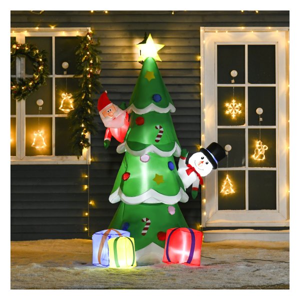 Opblaasbare Kerstboom - Zelfopblaasbaar - Groen
