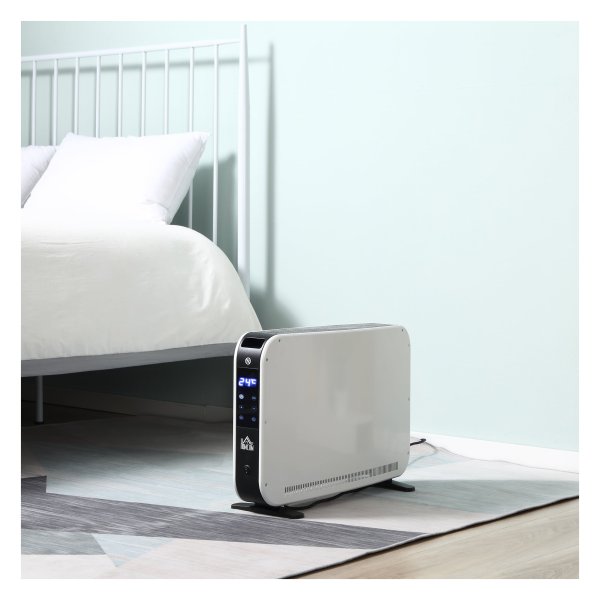 Verwarmingsapparaat - Heather - Elektrisch - Timerfunctie - Wit
