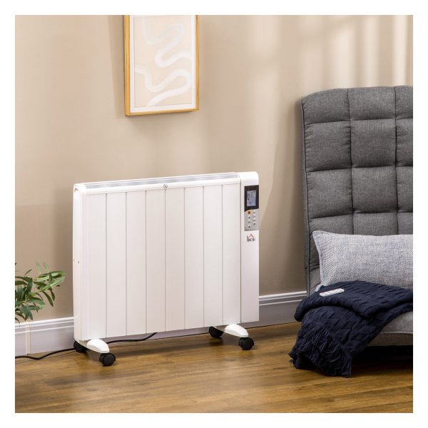 Elektrische Radiator – LCD-display – 2000W - zwart