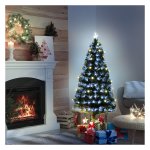 Kerstboom - Zaza Home - Afstandsbediening - LED-verlichting - Groen/Wit