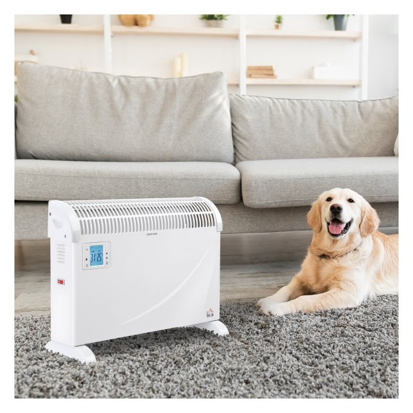 Verwarmingsapparaat -- 3 warmtestanden – Timer - Wit