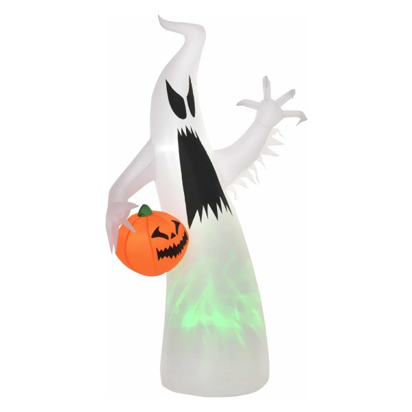Opblaasbareghost - Spark - LED-verlichting - Wit
