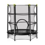 Trampoline - ZAZA Thuis - Fitness - Veiligheidsnet - Zwart