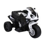 ZAZA Home elektrische kindermotor kinderwagen gelicentieerd door BMW S1000RR elektrische driewieler met batterij staal zwart 66 x 37 x 44 cm