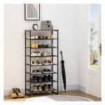 Schoenenrek - - Industrieel ontwerp - 7 planken - Grijs