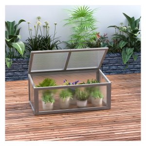Tuinkast - Plantenbed - Weerbestendig Grijs