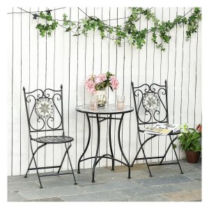 Tuinset – Balterio – Inklapbaar – Mozaïek - Multicolor