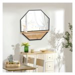 Spiegel - Industrieel Design - Hangend - Zwart