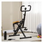 Thuis - Opklapbaar en verstelbaar - Fitnessapparaat - Zwart.