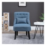 Leunstoel - RelaxDesign - Ontspanningsfunctie - Verhoogde voetensteun - Blauw