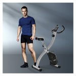 Opvouwbare Thuisfiets – - LCD-display – Handpulssensoren - Zwart